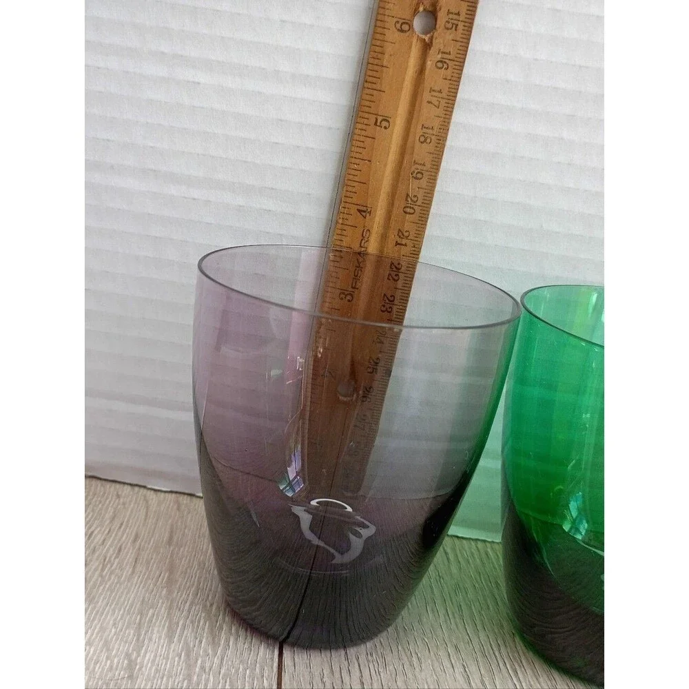 Max Verboeket Lemonade Glasses Set Of 5 Multi-colored 8 Oz Set Of 5 Carnaval